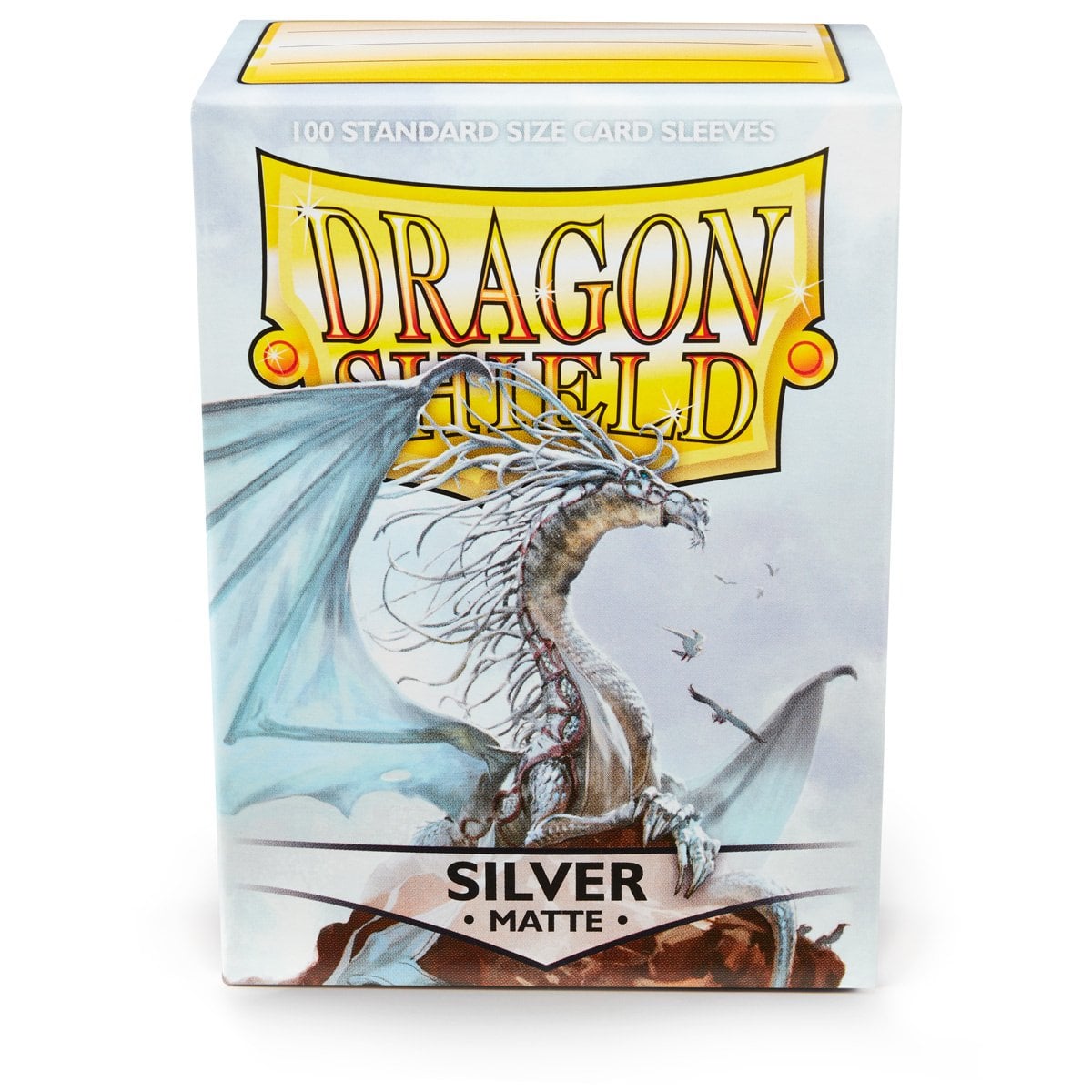 Dragon Shield Matte Standard Sleeves - Silver (100-Pack)