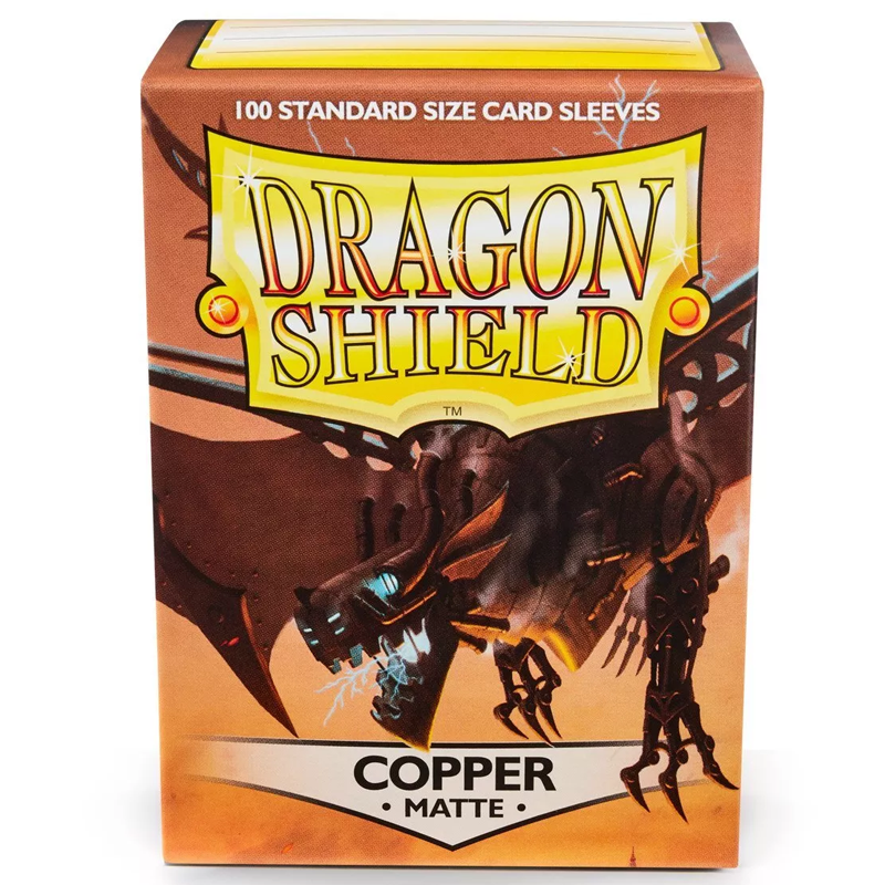Dragon Shield Matte Standard Sleeves - Copper (100-Pack)
