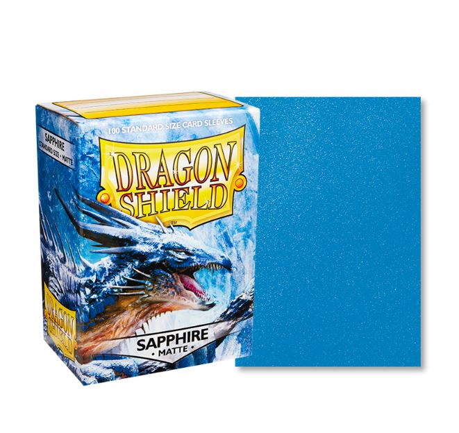 Dragon Shield Matte Standard Sleeves - Sapphire (100-Pack)