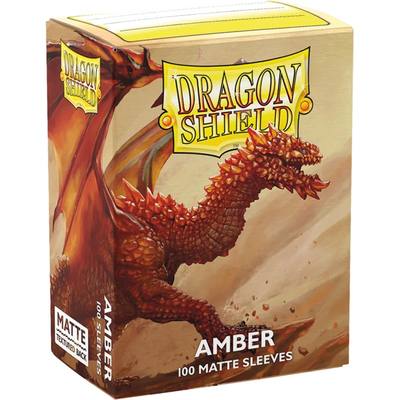 Dragon Shield Matte Standard Sleeves - Amber (100-Pack)