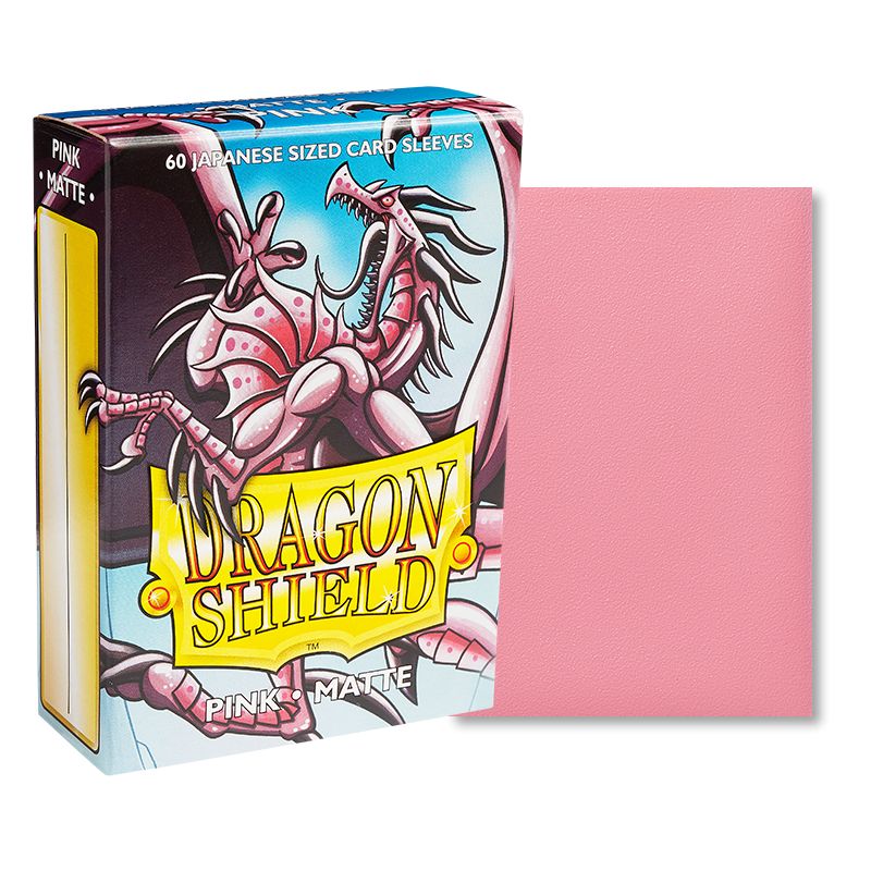 Dragon Shield Matte Japanese Sleeves - Pink (60-Pack)