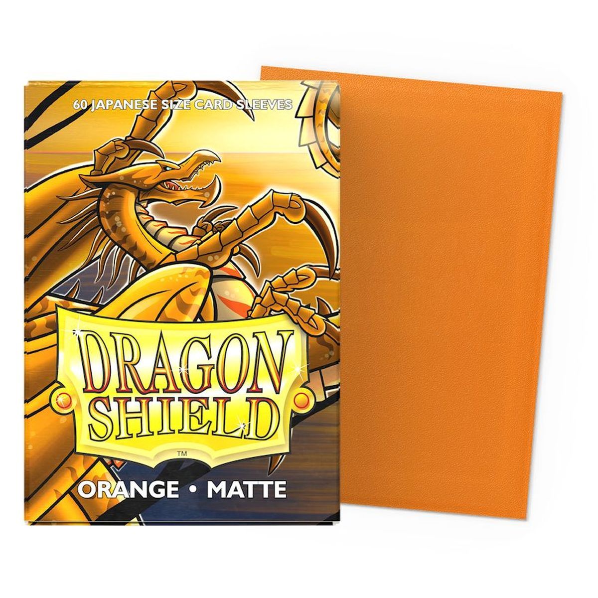 Dragon Shield Matte Japanese Sleeves - Orange (60-Pack)