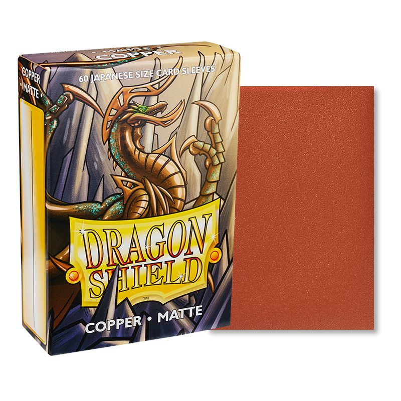 Dragon Shield Matte Japanese Sleeves - Copper (60-Pack)