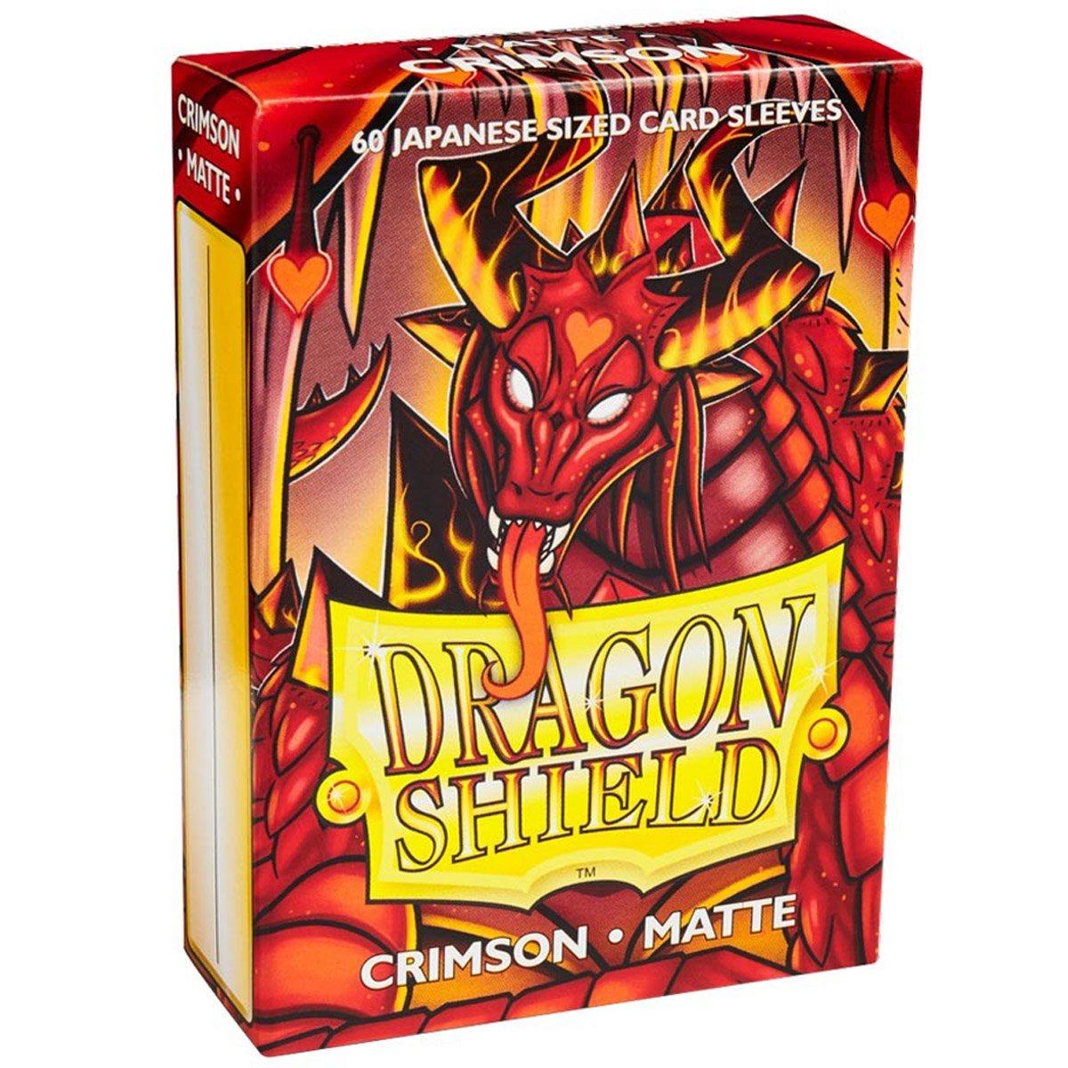 Dragon Shield Matte Japanese Sleeves - Crimson (60-Pack)