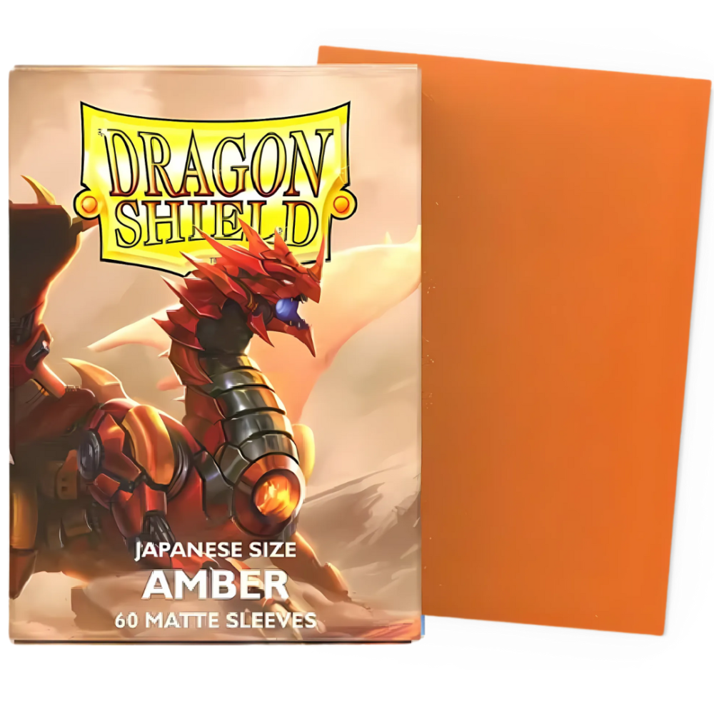 Dragon Shield Matte Japanese Sleeves - Amber (60-Pack)