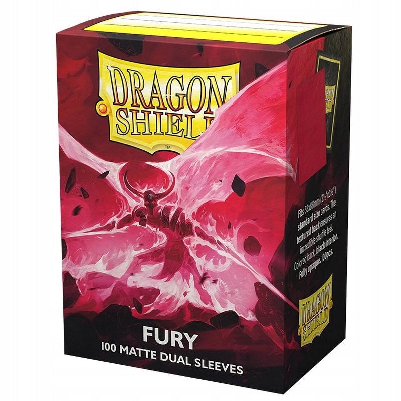 Dragon Shield Dual Matte Standard Sleeves - Fury (100-Pack)