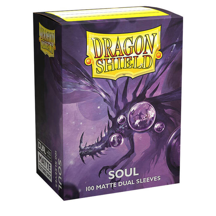 Dragon Shield Dual Matte Standard Sleeves - Soul Purple (100-Pack)