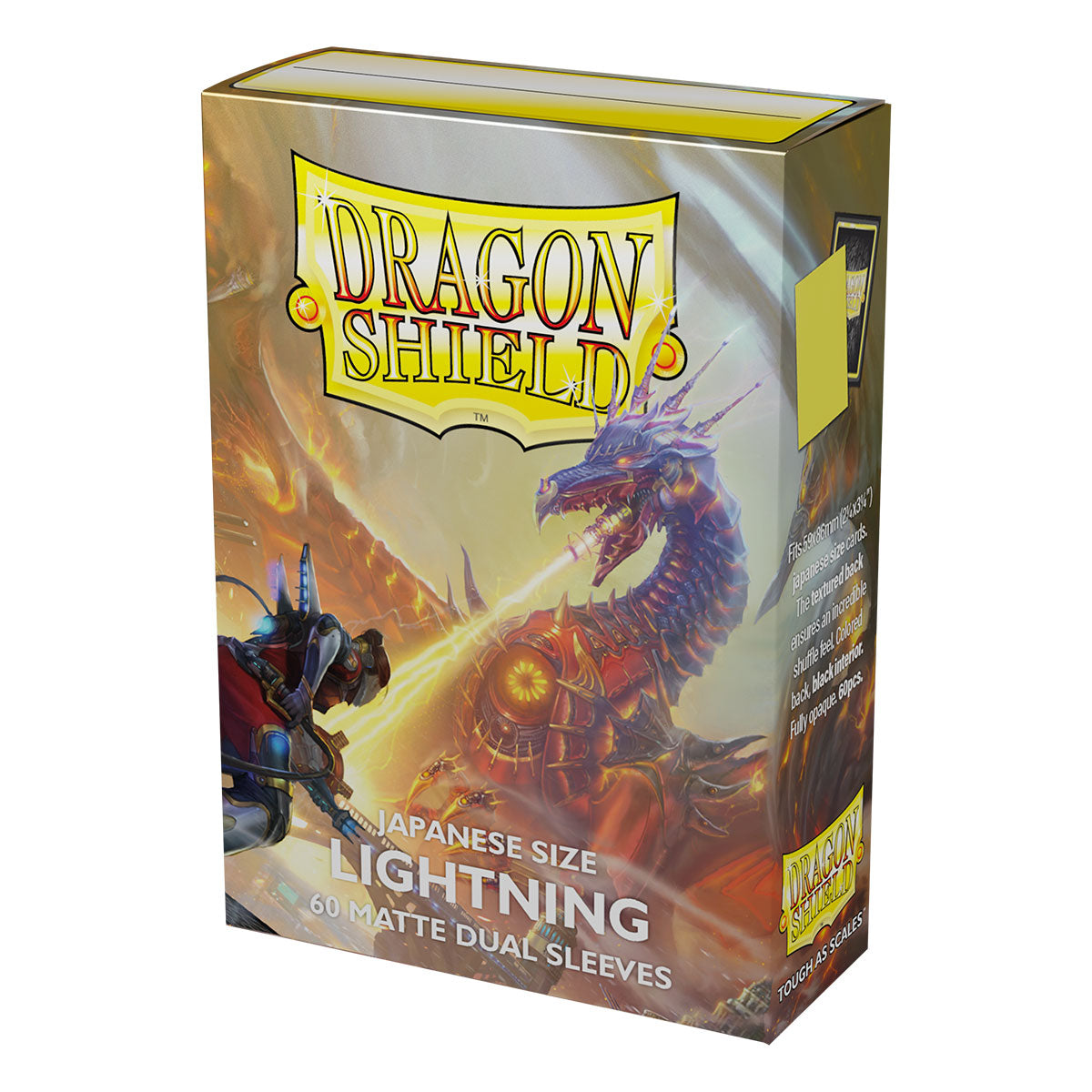 Dragon Shield Matte Japanese Sleeves - Lightning (60-Pack)