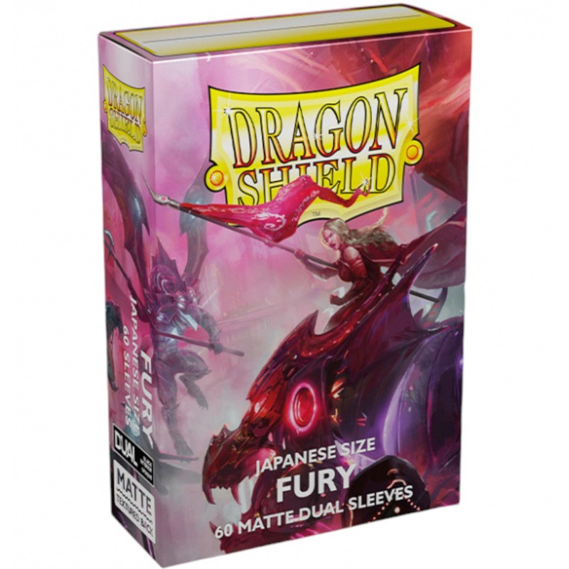 Dragon Shield Dual Matte Japanese Sleeves - Fury (60-Pack)