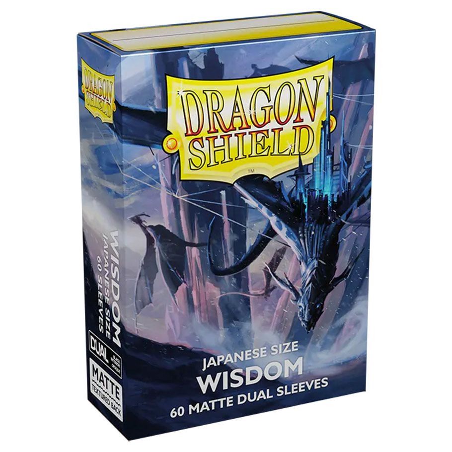 Dragon Shield Dual Matte Japanese Sleeves - Wisdom (60-Pack)