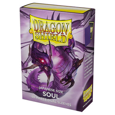 Dragon Shield Dual Matte Japanese Sleeves - Soul Purple (60-Pack)